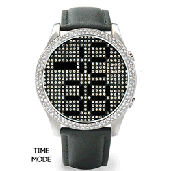  Swarovski™ "Appear" Uhr mit rotierenden Kristallen 