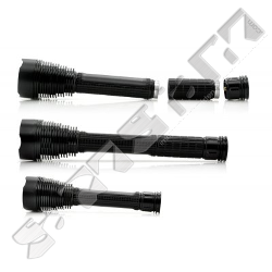  FlashMax 5600XML Ultrastarke 7 x CREE XML T6 LED Taschenlampe, 5600 Lumen, wasserdicht mit Ladegerät 