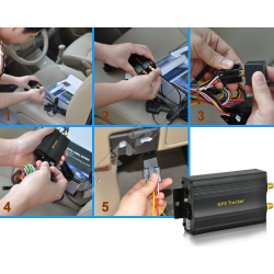  GPS Fahrzeug Tracker mit GPRS und Diebstahl Schutz System 