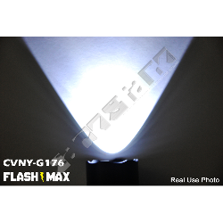  FlashMax 200 Superstarke CREE LED Taschenlampe, 200 Lumen, wetterfest mit Ladegert 