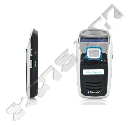  Hands Free Bluetooth Car Kit - Solar Powered, Caller ID Display, FM Transmitter 