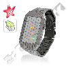  Influx - Japanese Inspired Red Orange Green LED Watch 