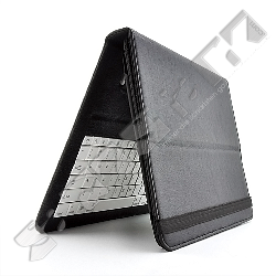  iPad2/iPad3 Leather Case Holder with integrated Keyboard 