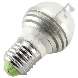  LED diffused Color Changing Light Bulb with Remote 