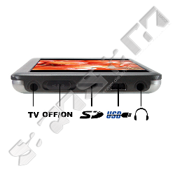  The Bomb - MP3/MP4 Media Player mit Touchscreen, Radio und 8+8GB 