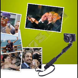  Retractable Telescopic Handheld Selfie Stick with Camera 1/4" Socket and Holder for Mobile Phones 