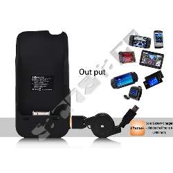  iPhone 4-Hülle mit integrierten Solar-Zellen (2400mAh) 