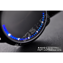  The Abyss - Japanische Armbanduhr mit blauem LED Touchscreen 